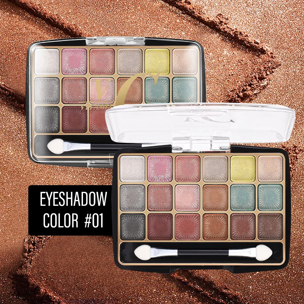 

Makeup 18-color Eyeshadow Palette High Pearlescent Color Eyeshadow Palette European and American Eyeshadow Makeup
