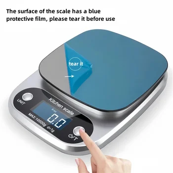 10kg/1g Digital Kitchen Scale High precision LCD Electronic Food Scale Jewelry Coffee Baking Portable High-quality Kitchen Tools 1