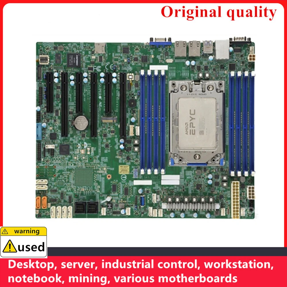 Utilizzato Per Supermicro H11Ssl-I Per La Scheda Madre Epyc Reg Ecc Ddr4 Supporta La Scheda Madre Della Workstation Del Server 7601 7571 7551P