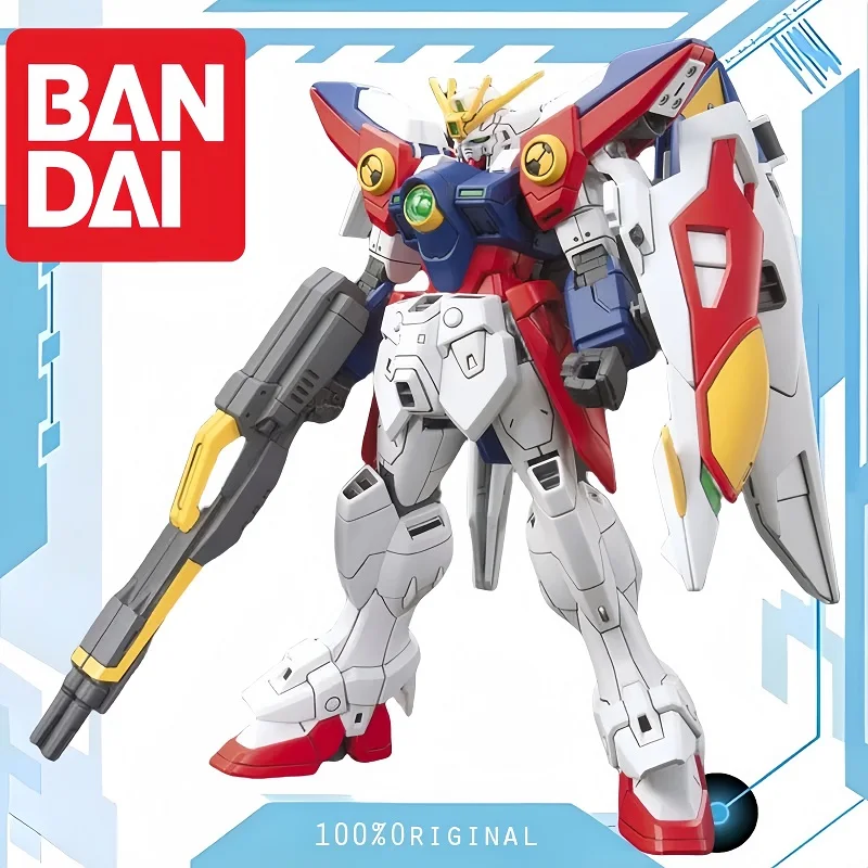 

Bandai Anime HG 1/144 XXXG-00W0 WING GUNDAM ZERO Gundam, модель робота, качественная сборка, пластиковые экшн-игрушки, фигурки, подарок