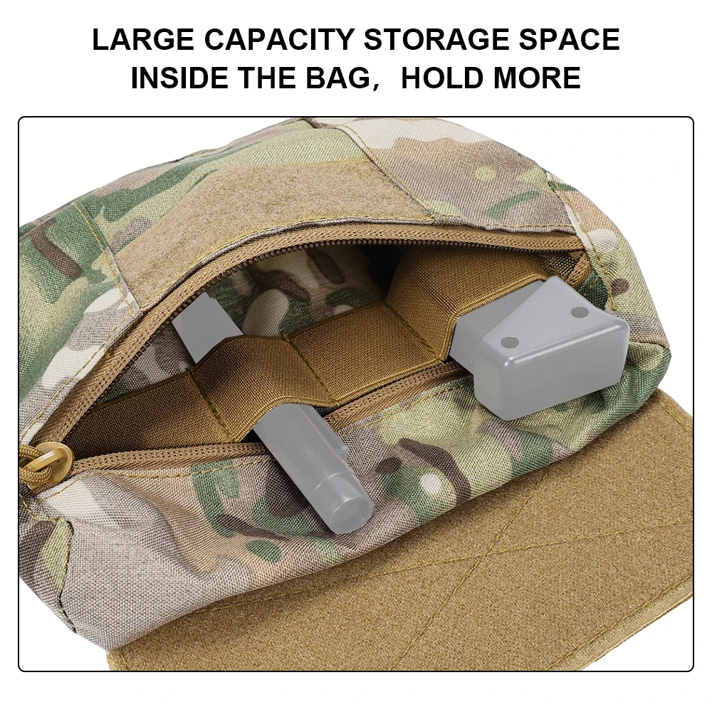 Taktische Molle Chest Rig Drop Dump Tasche Tasche Für CRM CRX D3 Weste Rüstung Träger Lagerung Jagd Zubehör – Detail 4