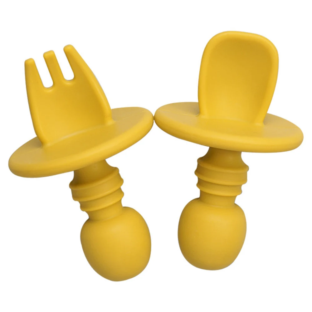BAP Free Food Grade Infant Mini Silicone Tableware Set Baby Soft Kitchen Accession Fork Spoon Kids Portable Soild Color TeaSpoo 11 BAP Free Food Grade Infant Mini Silicone Tableware Set Baby Soft Kitchen Accession Fork Spoon Kids Portable Soild Color TeaSpoo