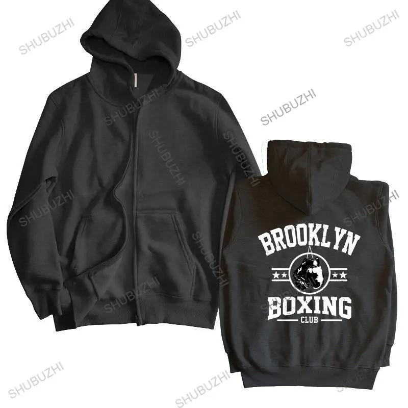 

Модные брендовые зимние толстовки Brooklyn Boxinger роскошный бренд ММА мужская теплая куртка на молнии с капюшоном Женская на весну и осень на молнии