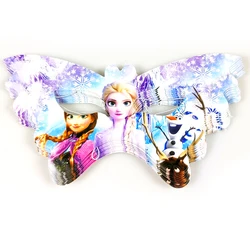 10pcs/lot Frozen Princess Theme Mask Cover Girls Favors Happy Birthday Party Decorations Events Supplies Baby Shower Gifts