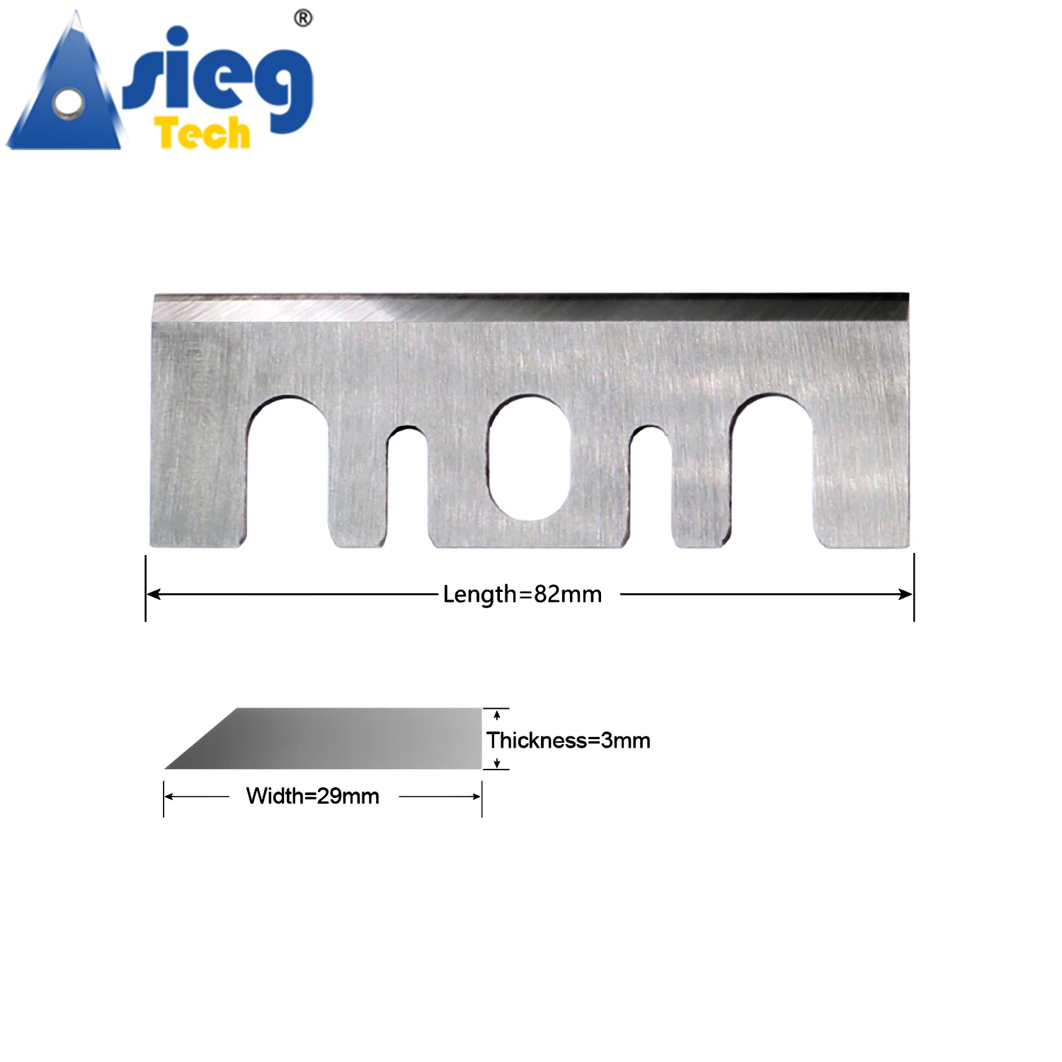 F20A 82&times;29&times;3mm Carbide Planer Blades TCT Jointer Blades for Woodworking Tools Planer Machine Hitachi F20A-Set of 2 Pieces