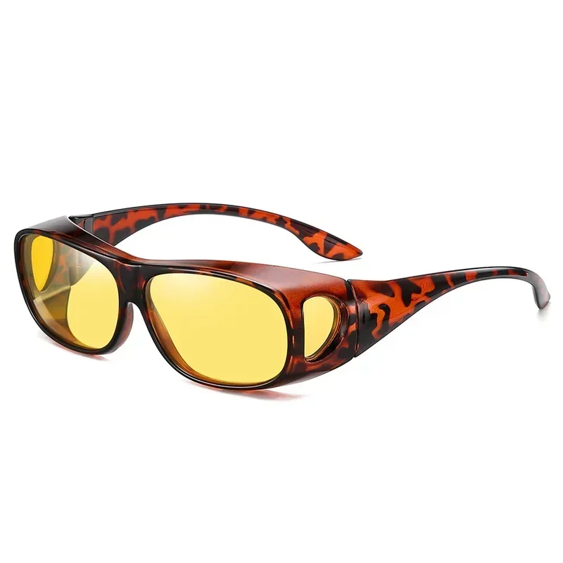 Polarized Fit Over Sunglasses - Versatile Wrap Shield for Driving, Fishing, and Sports with Night Vision Protection