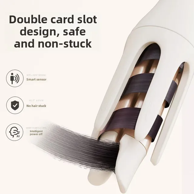Automatic Rotating Curling Iron Electric Rotation Does Not Hurt Hair Portable Hair Curler for Comfortable and Safe Hair Styling 3