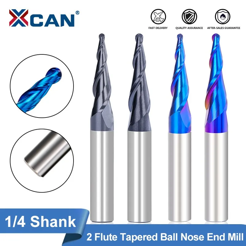 Tapered Ball Nose End Mill Milling Cutter Milling Tool Ball Cutter Milling Bit Milling