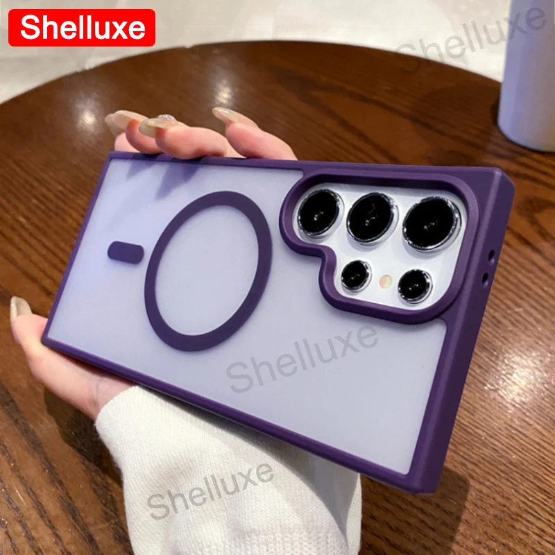 Ultra Magnetic Matte Clear Hard Back Phone Case - Shelluxe Edition