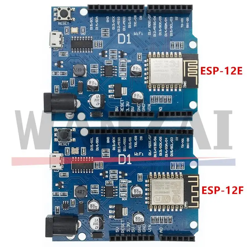 ESP-12E ESP12F WeMos D1 UNO R3 CH340 WiFi Development Board Based ...