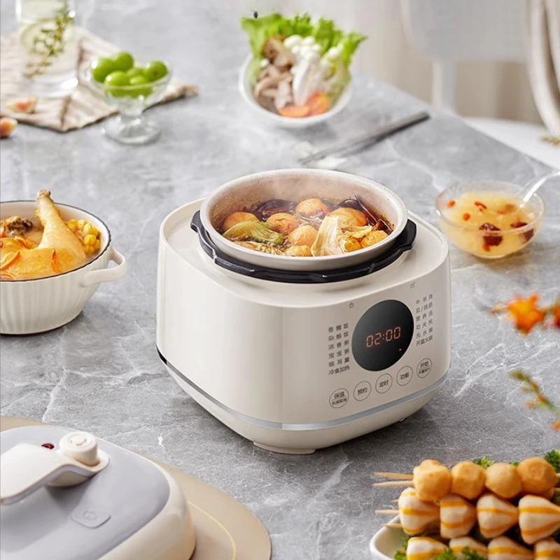 220V 2.5L Electric Pressure Cooker Mini Portable Rice Cooker Smart Home Kitchen Appliance Genuine