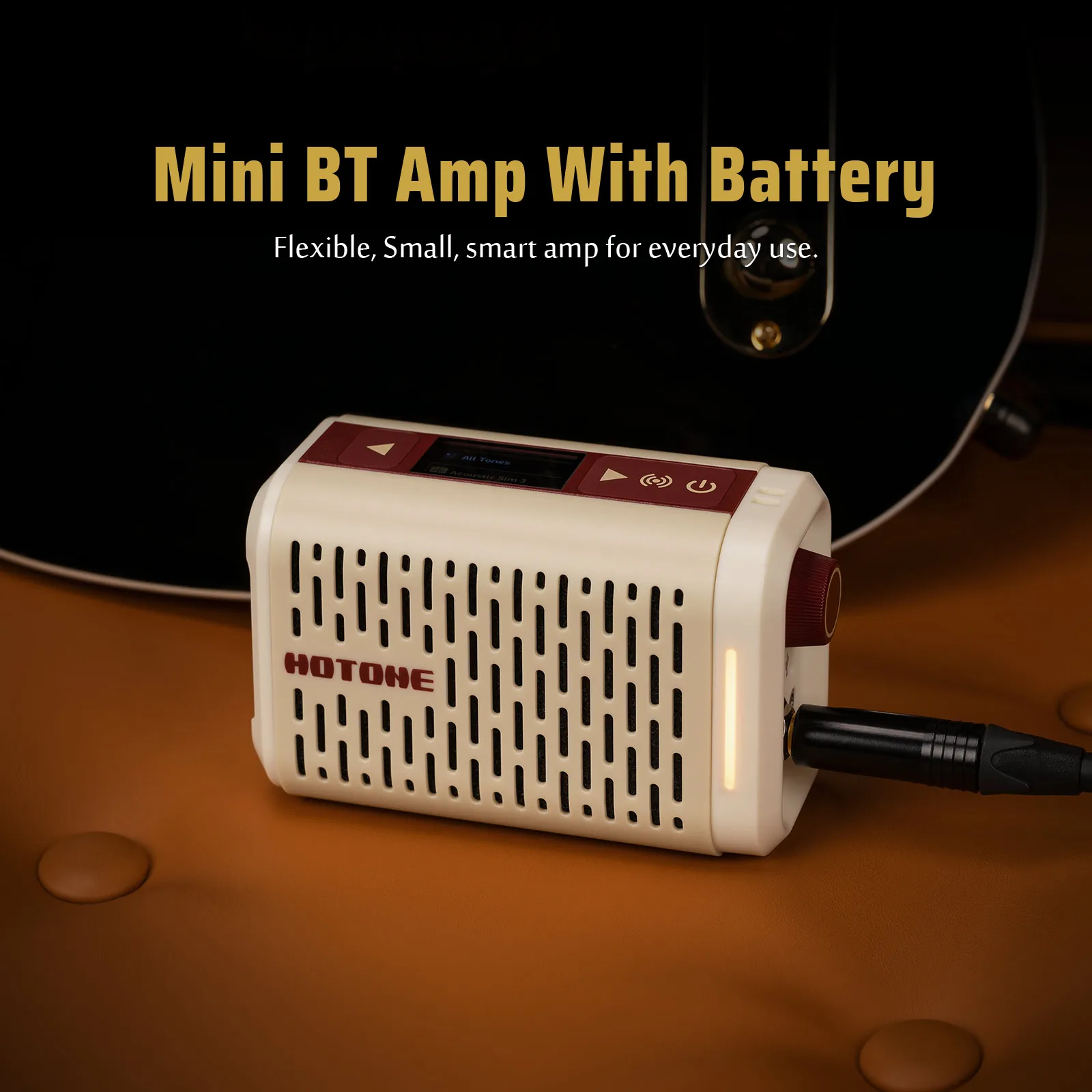 Pulze Mini AP-5 Modeling Amplifier BT Speaker Guitar Bass IR Cabinets with Multi