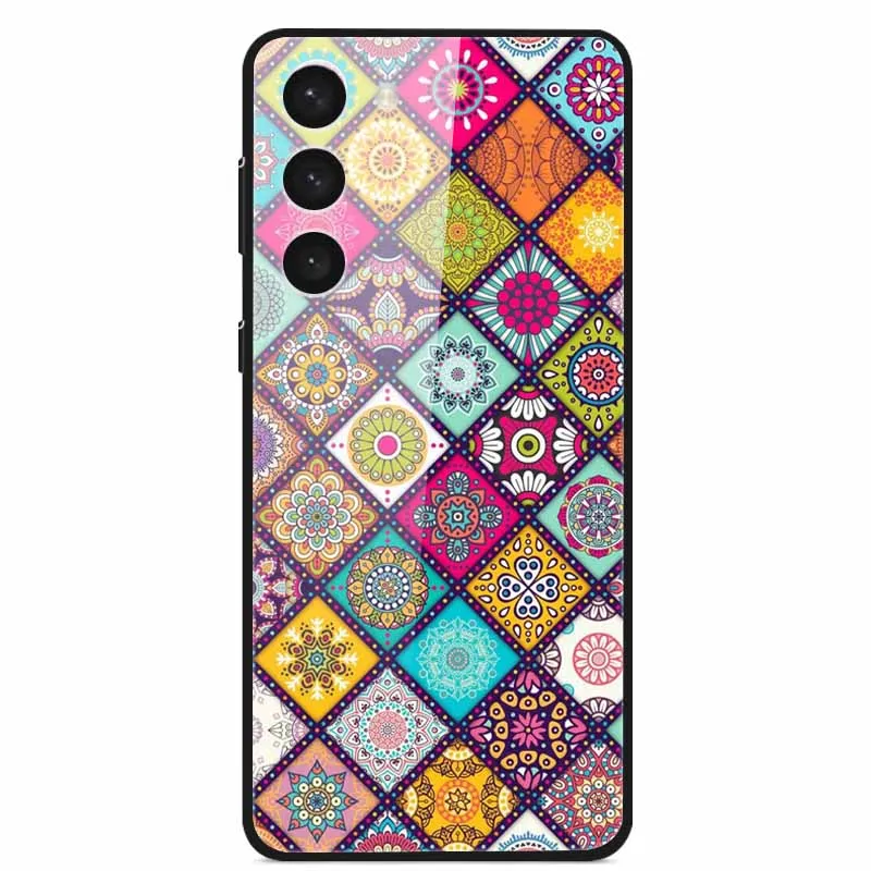 Premium Tempered Glass Case with Space-Themed Design and Enhanced Bumpers