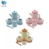 Baby Educational Learning Toys Children Silicone Tea Set Toys Play House Toys Kids Edible Grade Silicone Tableware Cups Set 1