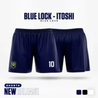 Blue Lock 10 Cartoon Anime Jersey Men Shorts Summer Quick-Drying Pants New Fashion Women Short Sport Children Unisex Bottom 1