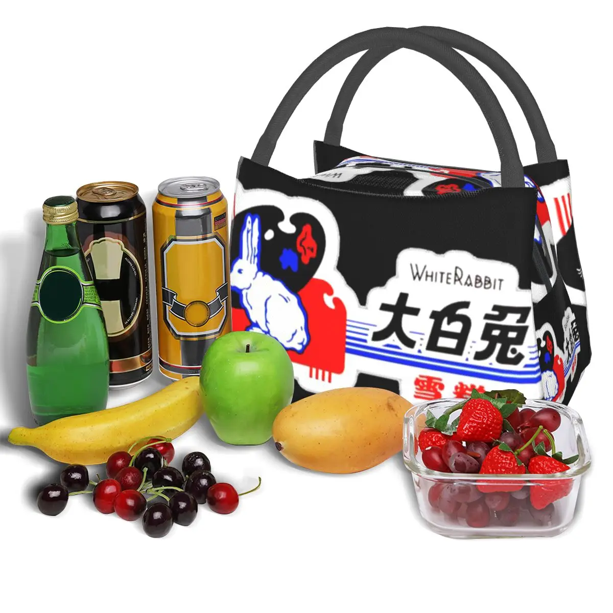 White Rabbit Candy Portable insulation bag for Cooler Thermal Food Office Pinic Container