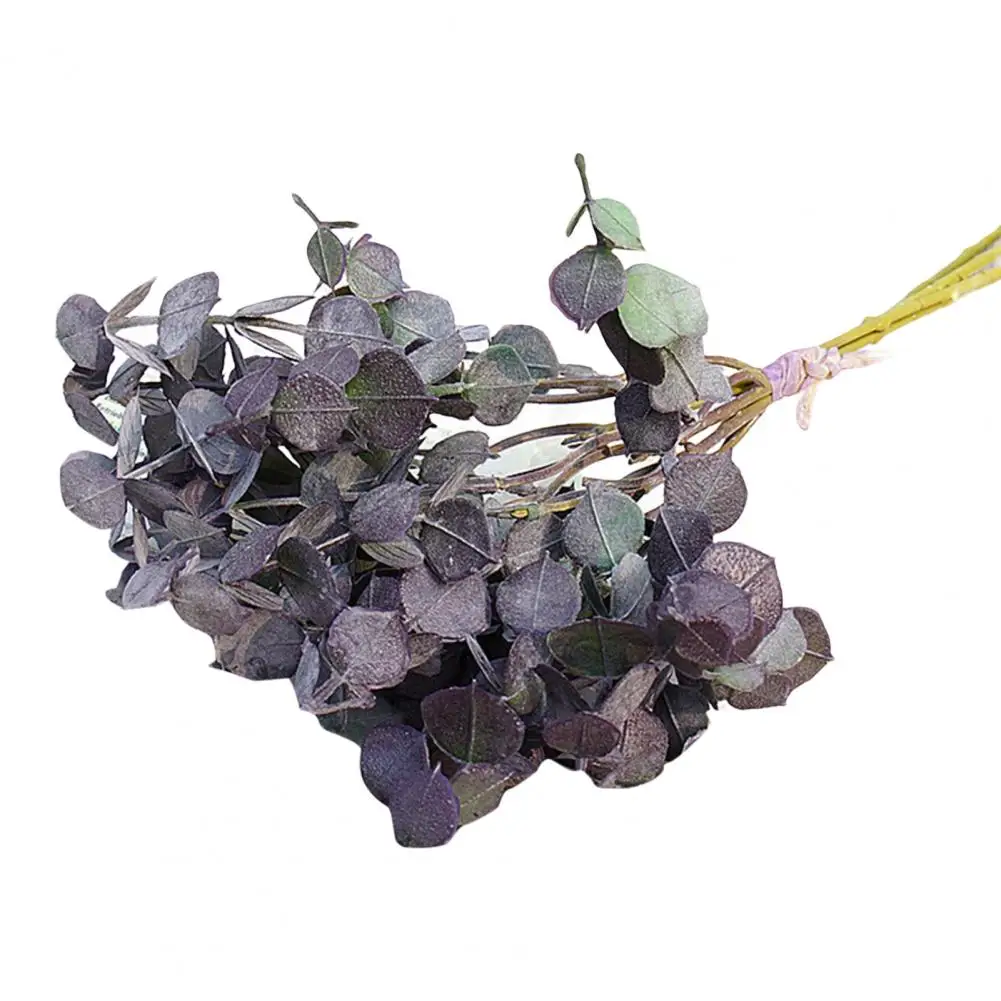 

Fake Eucalyptus Leaf 4 Colors Simulation Plant Lightweight Decorate Delicate Simulation Plant Green Foliage