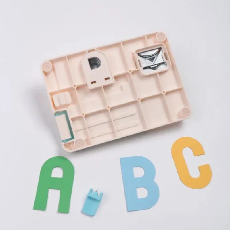 DIY Letter Embossing Machine Handmade Greeting Cards Manual Paper Press Letter Punch Educational Gifts Children