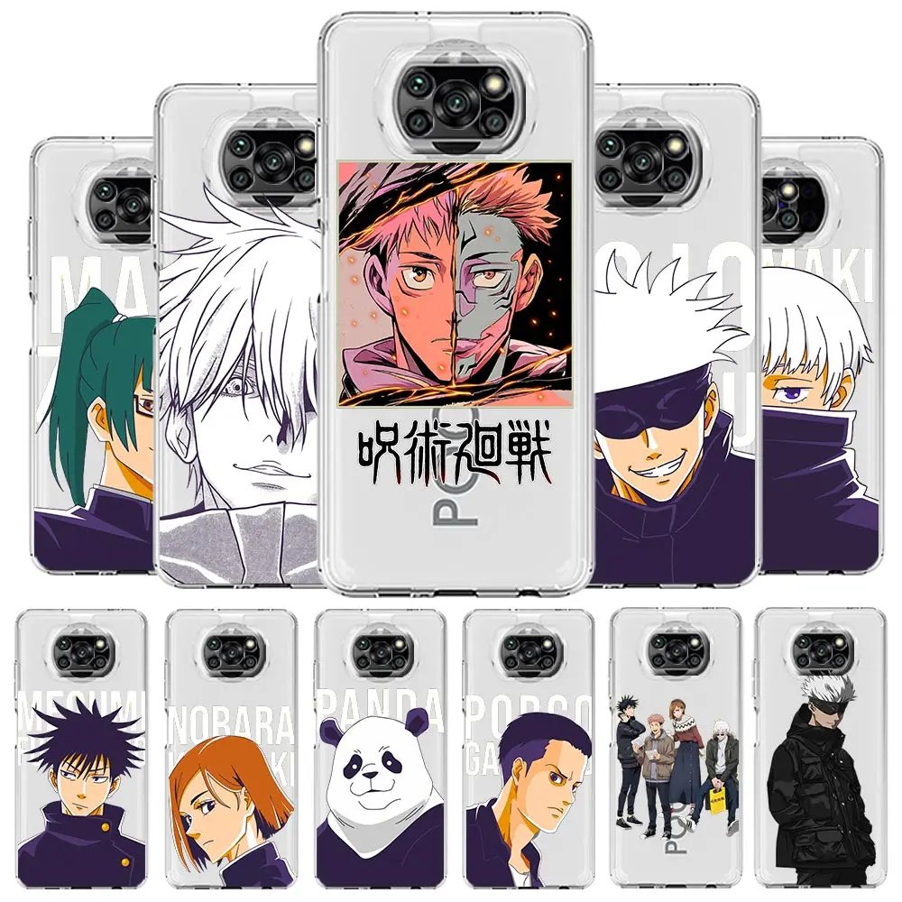 

Jujutsu Kaisen Anime Yuji Ltadori Phone Case For Xiaomi Mi 12T 10 12 Lite 11 Ultra 11X 11T Pro Poco X4 X3 NFC F3 F4 M3 M4 Cover