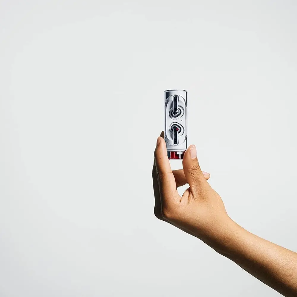 ۷ι  Nothing Ear (ƽ) ü  ,   12.6mm ̳ ̹, Ŭ ̽ 