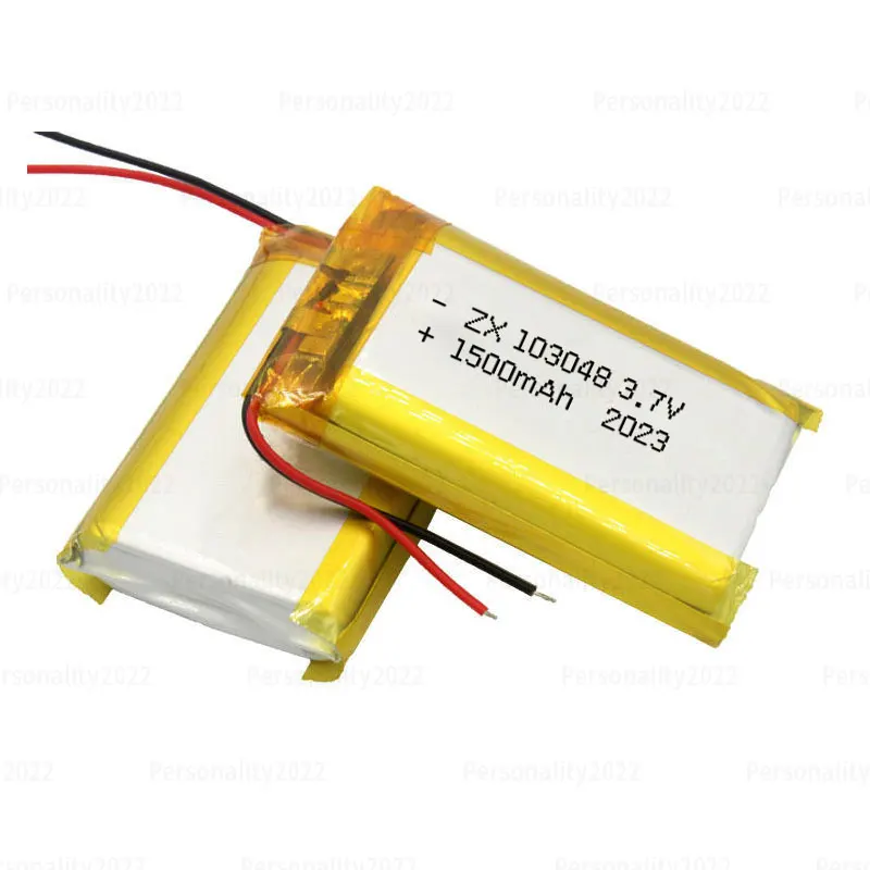 のん 3.7V 103048 Lipo 1500mAh リチウムポリマー電池充電式電池マッサージ