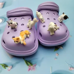 New Fashion DIY Cute Small animals Resin Shoe Charms Decoration For Child shoe Clogs DIY Parts Womens Slippers shoe Accessories