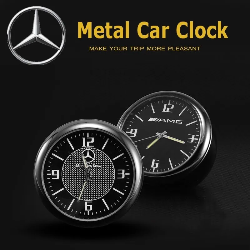 Car Digital Clock For Mercedes Benz AMG GLE GLC GLS GLK GLA CLS CLA W211 W212 W210 W203 W204 W205 W176 E260 E200 A B C E-Class