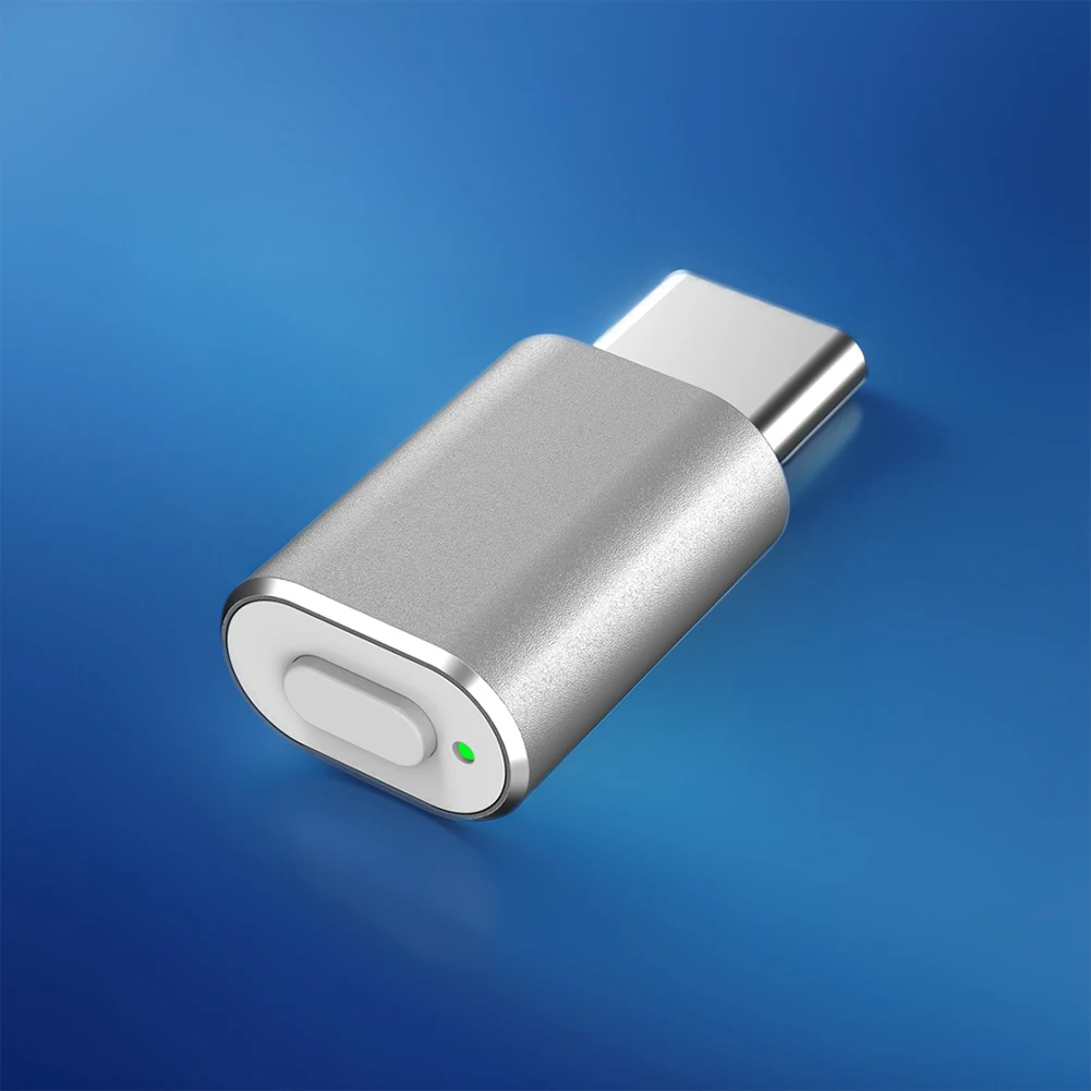 USB C Mouse Jiggler Undetectable Automatic Mover USB Port Shaker Wiggler for Laptop Keeps Computer Awake Simulate Mouse Movement