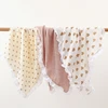 Summer Cotton Gauze Baby Swaddle Blanket New Designs Ruffle Lace Edge Baby Blanket Newborn Cocoon Wrap Bath Towel Stroller Cover 5