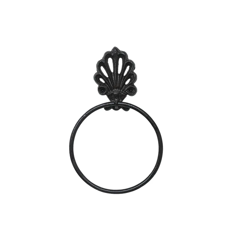 Cast Iron Wall Mounted Hanging Rings for Kitchen Towels