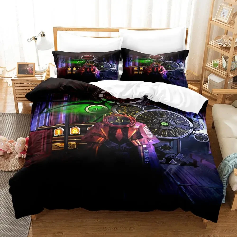 Anime Game Limbus Company Bedding Set Boys Girls Twin Queen Size Duvet Cover Pillowcase Bed Kids Adult Home Textileextile