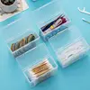 Portable Small Storage Box Cotton Swab Holder Case Home Cotton Swab Box Makeup Organizer Dustproof Durable Bathroom Jar 3