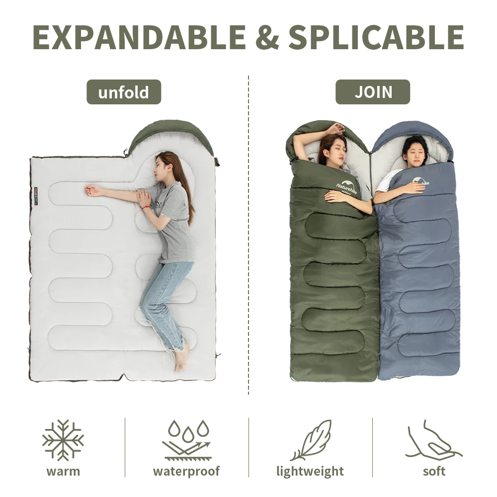 Sleeping Bag Naturehike Y150 Outdoor Camping Home Leisure Hiking