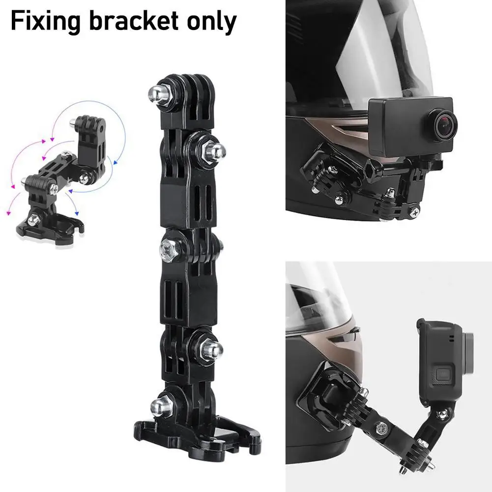 Curved Adhesive Arm For Action Camera Helmet Mount