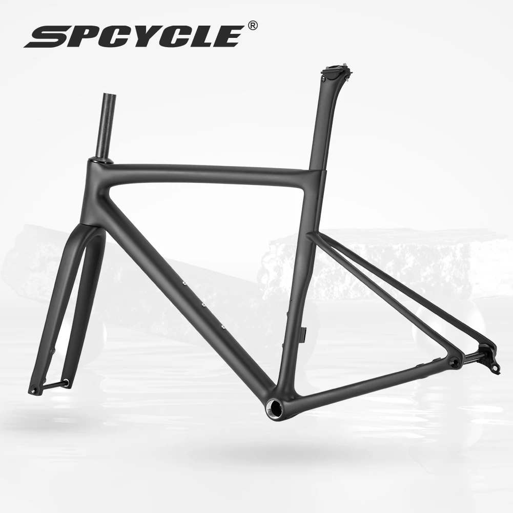 Spcycle R088 Carbon Road Bike Frame Disc Brake Full Hidden Cable UDH Hanger Lightweight Road Bicycle Frameset