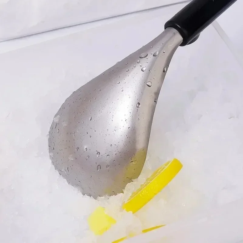 Manual Pumpkin Corer Spoon Type Pumpkin Separator Stainless Steel Spoon Ice Breaking Tool