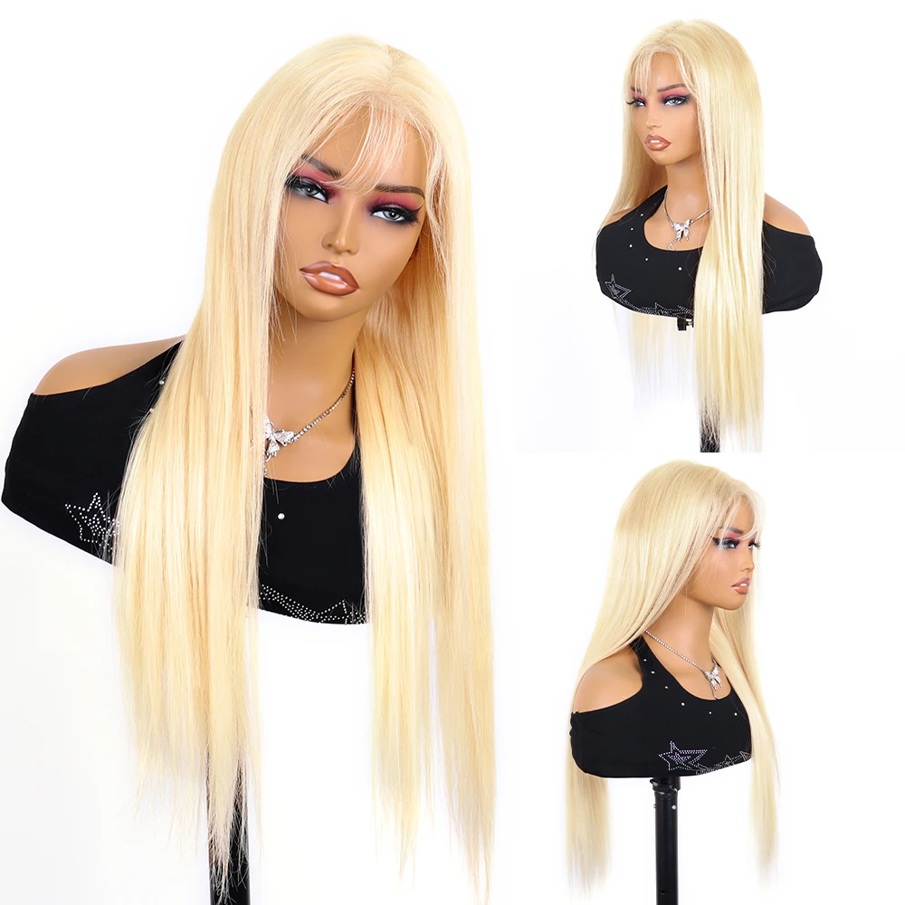 30 40 Inch 613 Human Hair Wig 13x6 Hd Lace Frontal Wig Bone Straight Human Hair Wigs For Women 14x6 Honey Blonde Lace Front Wig 3