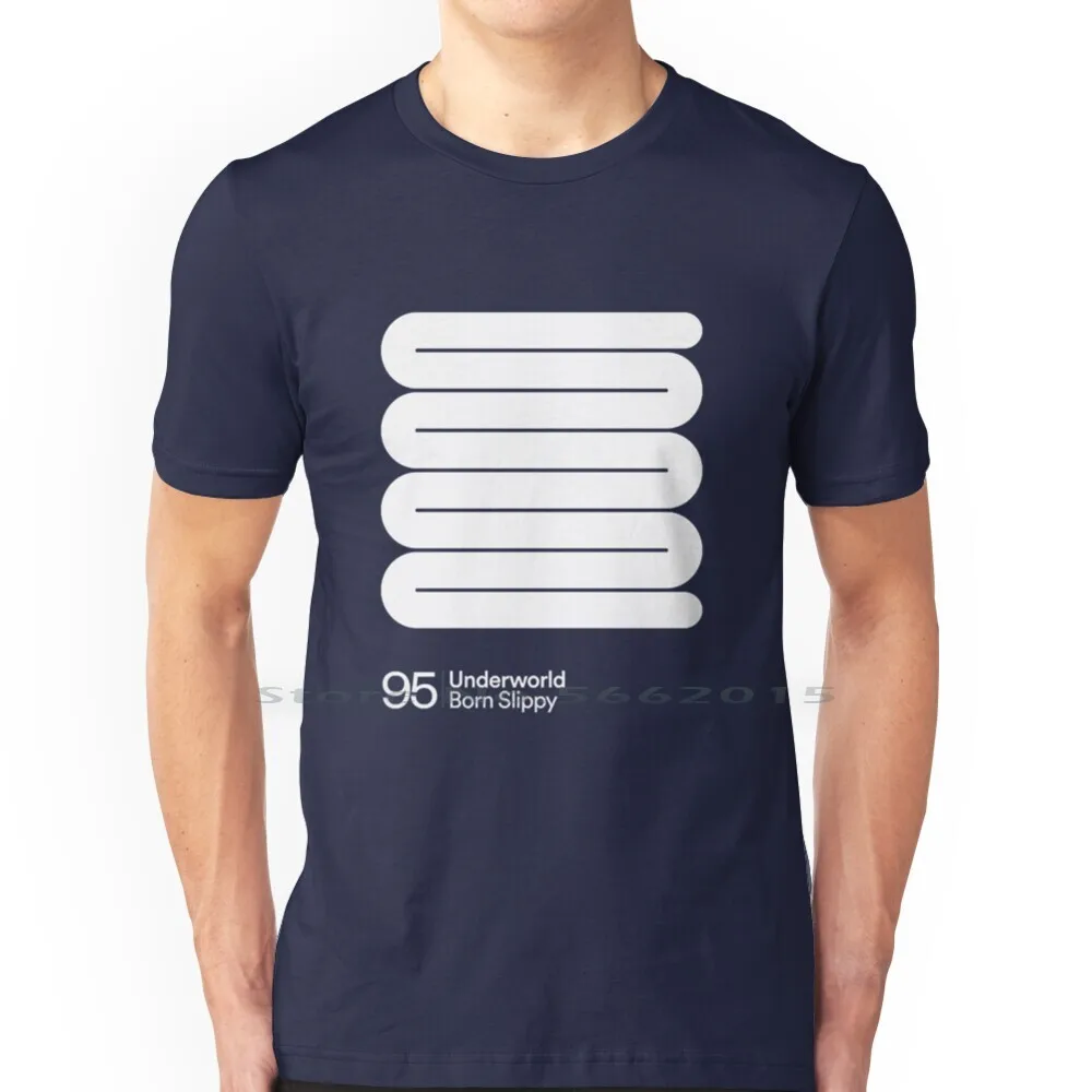 underworld born slippy Tシャツ XLレア当時物　テクノ Born Slippy T Shirt 100% Cotton Born Slippy Rave Techno Rgpdesigns