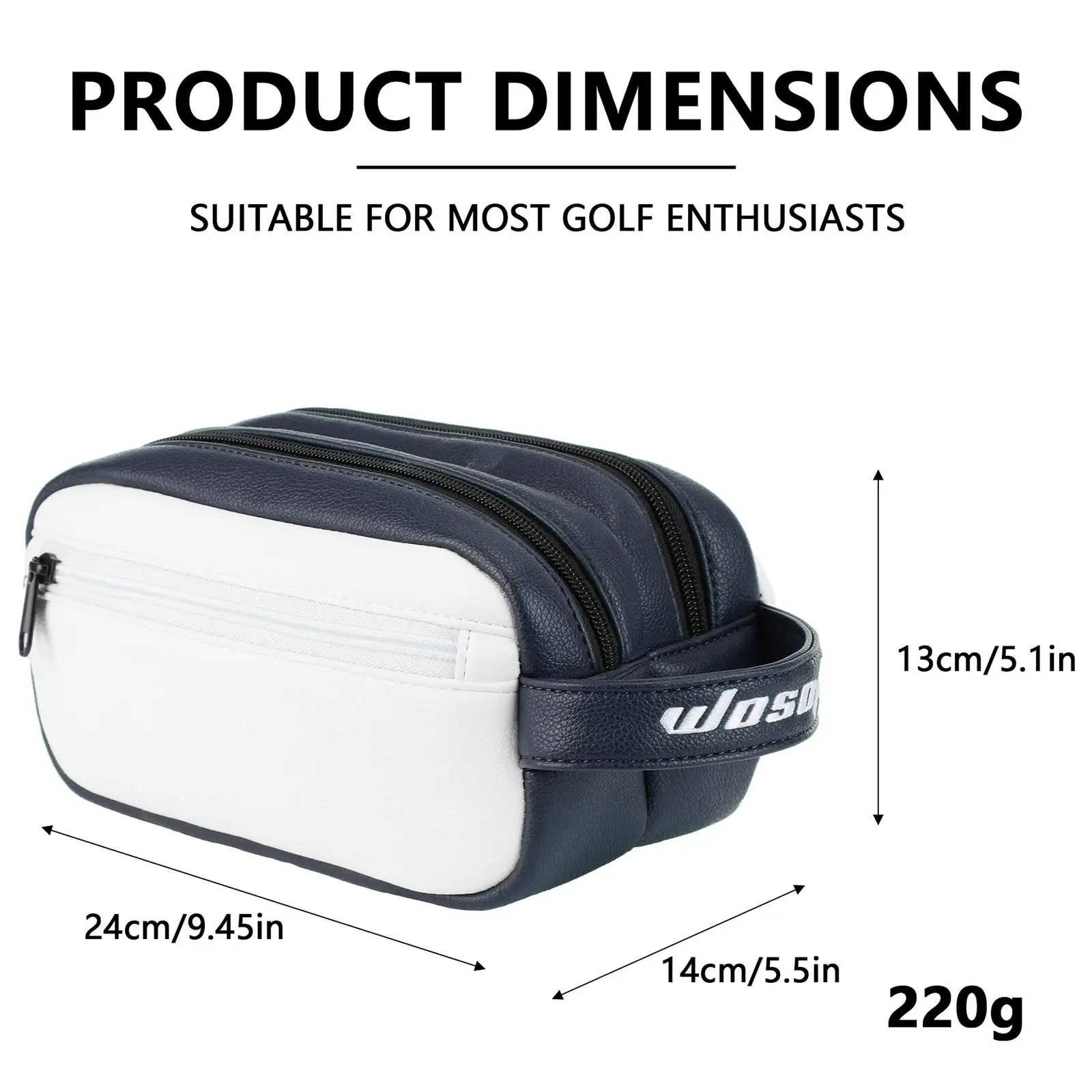 Golf Balls Bag with Handle Strap Multifunctional Valuables Pouch Golf Ball Case Storage Organizer for Outdoor Sports Men Women Golf Balls Bag with Handle Strap Multifunctional Valuables Pouch Golf Ball Case Storage Organizer for Outdoor Sports Men Women