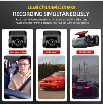 4K UHD Dash Cam – Car Camera DVR with Night Vision, Built-In Wi-Fi, GPS Support & 24H Parking Monitoring 10