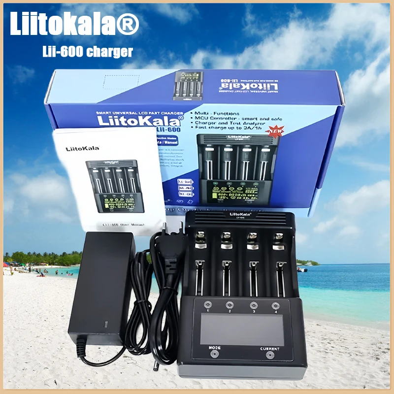 

pd2 Liipd4 Lii500 Lii600 Lii500S Liitokala 1.2V 3.7V 3.2V 18650 26650 10440 16340 21700AA and AAA rechargeable battery chargers