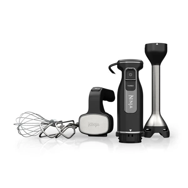 Ninja Foodi Power Mixer System, Black Immersion Blender and Hand-Mixer  Combo, CI100