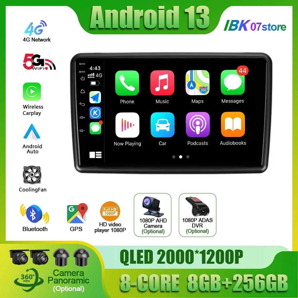 ForHondaMobilioBRVAmaze20132020Android13CarPlayCarRadio
