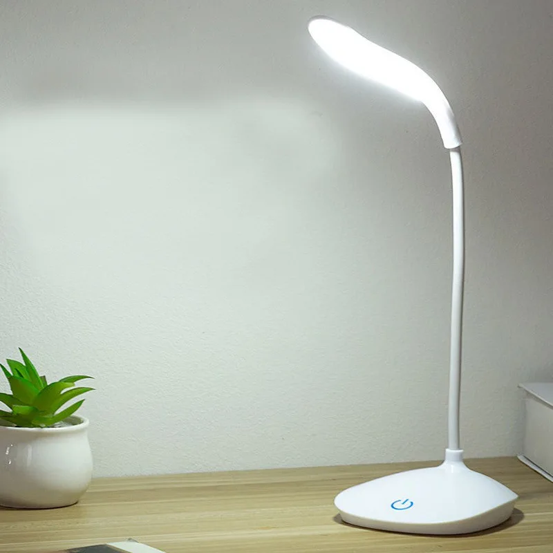 LED Lamp Dormitory Reading USB Charging Shield an Eye Beads Three Gears Touch Dimmer