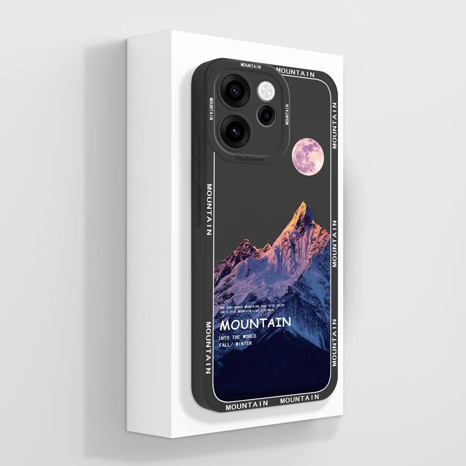 Cute Kitten Moon Shockproof Case with Camera Protection