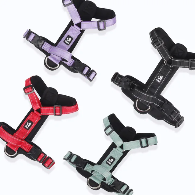 New Pet Dog Harness Reflective With Handle Easy Control Dog Vest Harness Adjustable Puppy Chest Straps for Small Medium Dogs 5