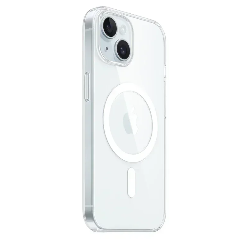 Magnetic Original Clear Case For iPhone 17 16 15 14 13 12 11 Pro Max Plus mini Air Funda For Magsafe Silicone Transparent Cover 1