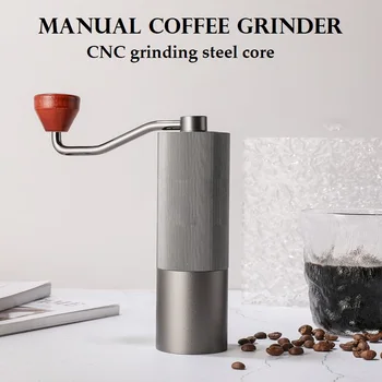 Manual Coffee Grinder Hand Adjustable Steel Core Burr For Kitchen Portable Hand Espresso Coffee Milling Tool 1