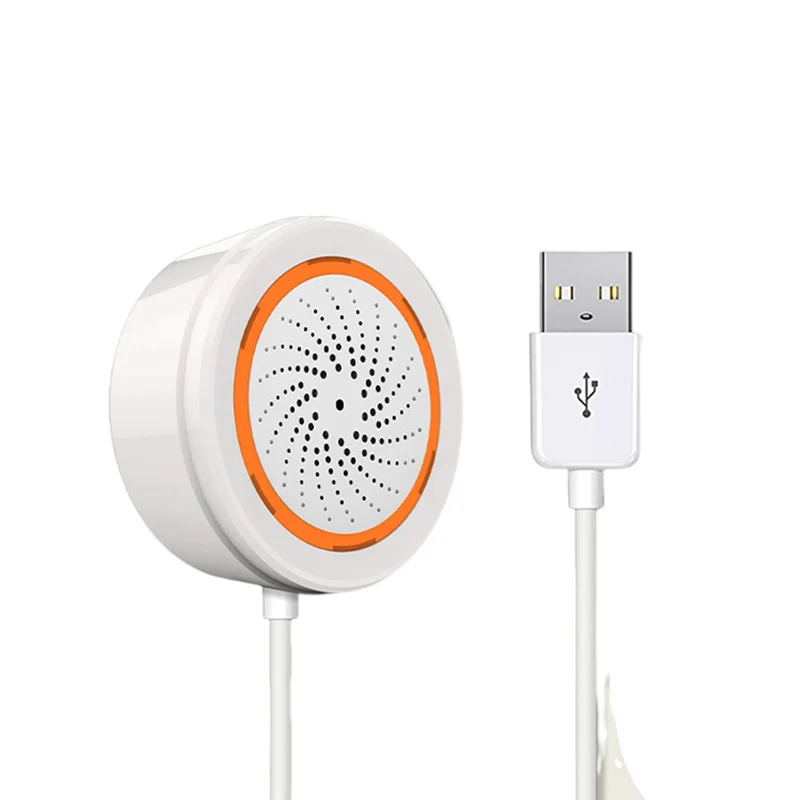 

ZigBee 3 in 1 Wifi Siren Alarm Linkage 90DB Sound Light Sensor Tuya Smart Life APP Alarm Siren for