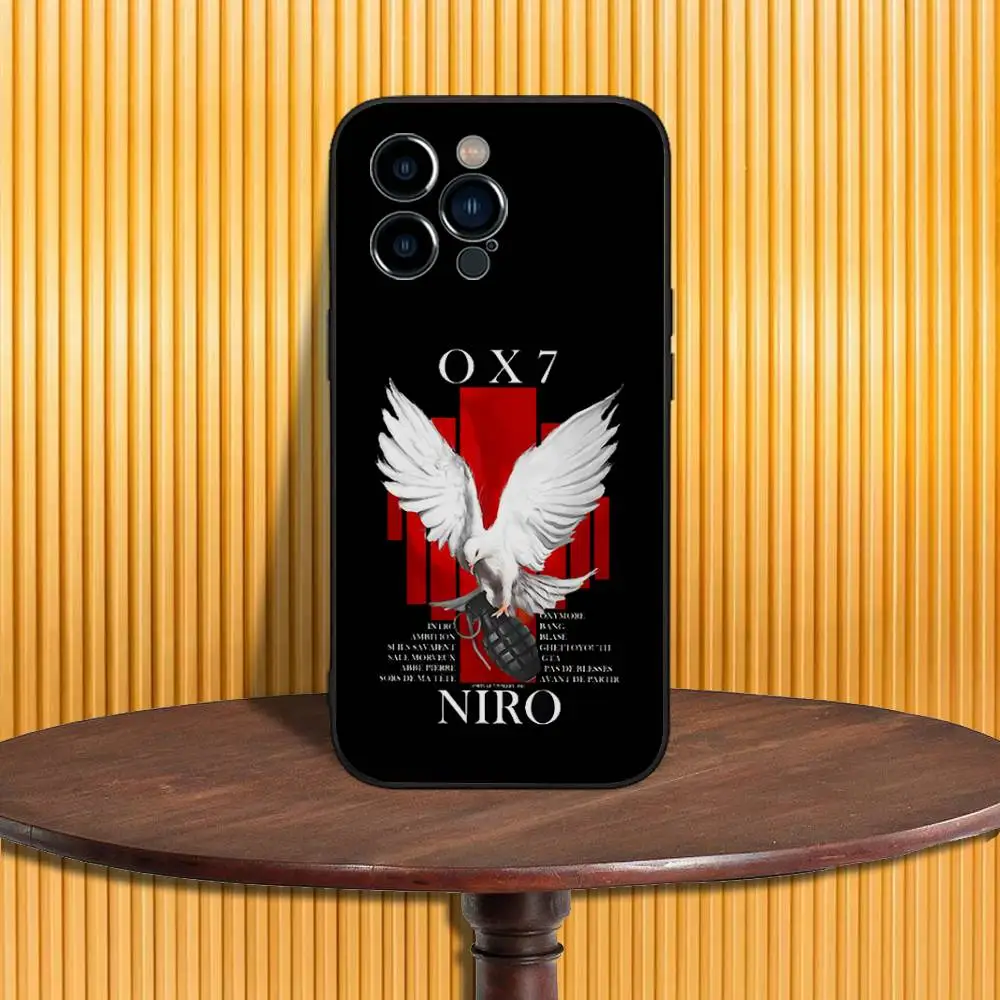 Sleek Soft Black Phone Case by N-NIRO OX7